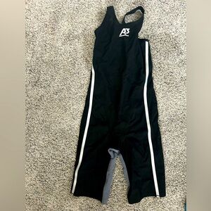 A3 Performance VICI Powerback women’s tech suit. Size 22. Black/silver